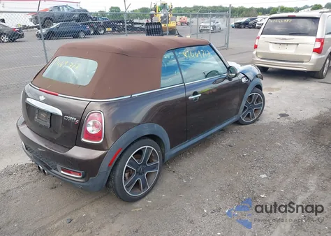 2011 Mini Cooper S S из США, поврежденный, VIN WMWZP3C50BTX84044